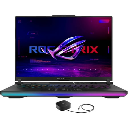 ASUS ROG Strix SCAR 16 G634 Gaming/Entertainment Laptop (Intel i9-13980HX 24-Core, 16.0in 240Hz 2K Quad HD (2560x1440), GeForce RTX 4080, 32GB DDR5 4800MHz RAM, Win 11 Pro)