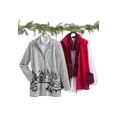 thumbnail image 4 of Woman Within Plus Size Zip-Front Microfleece Jacket Long Oversized Fleece, 4 of 6
