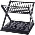 thumbnail image 3 of COOPHYA 1 Set Collapsible Dish Rack for Householders 30.00X30.00X27.00cm Black, 3 of 7
