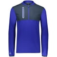 thumbnail image 3 of Holloway Sportswear XL Weld Hybrid Pullover Purple/Carbon 229596, 3 of 5