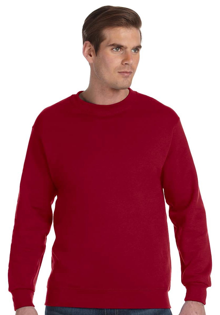 Gildan Mens Ultra Blend Fleece Crewneck Sweatshirt, Cardinal Red, 3XL ...