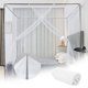 thumbnail image 2 of Mosquitera para cama, para dormitorios, para literas superiores e inferiores, para camas con postes en las esquinas, instalación rápida y fácil, cortina para cama, 2 of 6