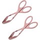 thumbnail image 1 of Ventas promocionales 2 pinzas para alimentos, pinzas de tijera de cocina de acero inoxidable Baikai, abrazadera para servir para cocinar, barbacoa, buffet, ensalada (oro rosa), 1 of 5
