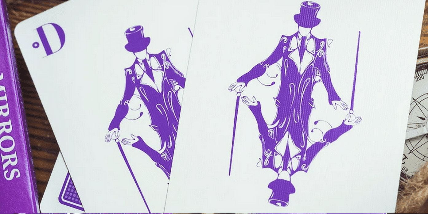 Smoke & Mirrors v9 Deluxe Edition (Purple) Playing Cards by Dan & Dave