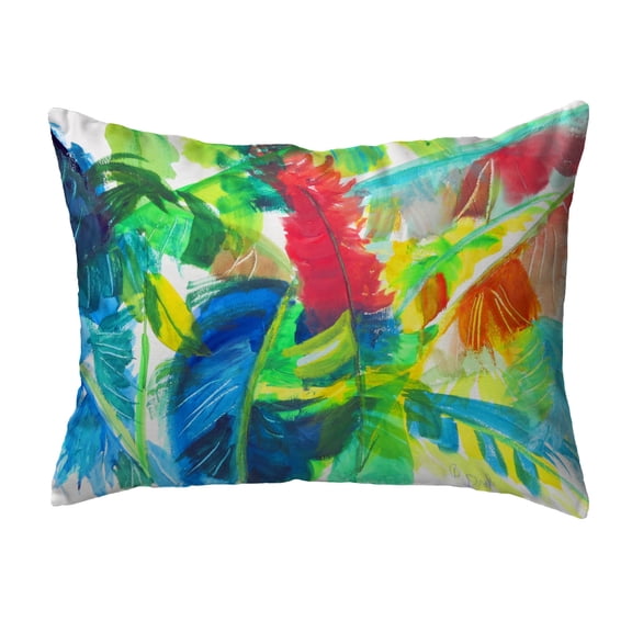 Betsy Drake KS1113 11 x 14 in. Abstract Palms Non-Corded Indoor & Outdoor Pillow