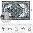 thumbnail image 7 of Homore Traditional Pattern Mystic Medallion Area Rug,6' x 9',Black, 7 of 7