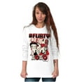 thumbnail image 4 of Kanji Betty Boop Hashtag Flirty XOXO Women's Long Sleeve T Shirt Brisco Brands M, 4 of 6