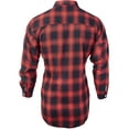 thumbnail image 6 of FALEXO Plaid Shirt Men Long Sleeve Shirt Mens Button Down Flannel Plaid Shirt Checkered Shirt Tops, 6 of 6