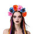 thumbnail image 4 of Glowing Spiders Headwear Halloween Flexible Headpiece Reusable Headwear Costume Party Supply Style 6, 4 of 4