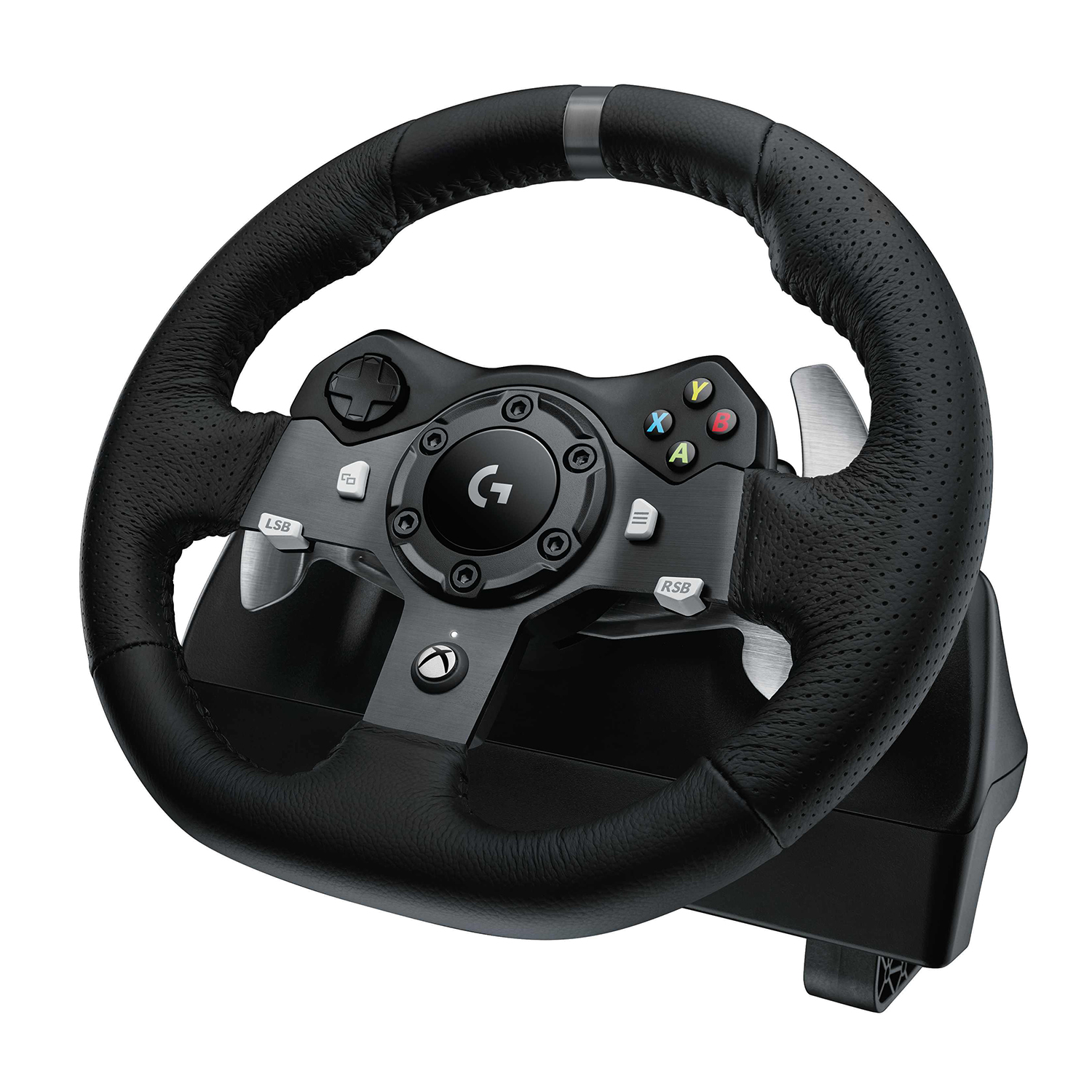 Logitech G920 Driving Force Racing Wheel and Floor Pedals for Xbox Series X|S, Xbox One, PC, Mac, Black - image 2 of 3