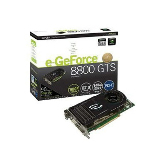 EVGA GeForce 8800 GTS 640MB GDDR3 PCI Express x16 SLI Support Video Card 640-P2-N824-AR