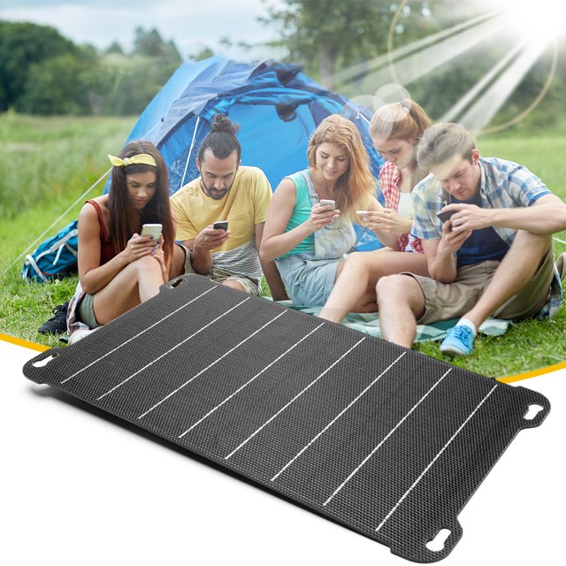 Cargador de panel solar de 15 W, panel solar de silicio monolítico ETFE para banco de energía de teléfono Barbie Nuevos Originales