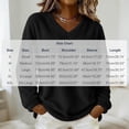 thumbnail image 3 of Yievot Women's Fleece Sweatshirts V Neck Long Sleeve Fall Top Solid Color Casual Warm Tunic Tops, 3 of 9