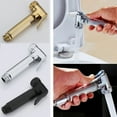thumbnail image 4 of Chrome Douche Bidet Toilette Pulvérisation Shattaf Tête de Douche Musulmane Alliage de Zinc, 4 of 4