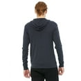 thumbnail image 2 of The Bella + Canvas Unisex Triblend Full-Zip Lightweight Hoodie - SLD DK GRY TRBLN - XL, 2 of 2