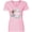 AD-Pink, variant on Inktastic Happy Easter with Cross and Flowers Women's V-Neck T-Shirt