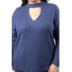 thumbnail image 4 of Sueter de cuello con abertura Roman Fashion /Talla Extras, 0383 (Azul marino) azul marino 44, 4 of 6