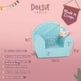 thumbnail image 2 of Delsit Fauteuil de Lecture Léger et Ludique pour Tout-Petits, Cube Menthe, Lavable en Machine, 2 of 5