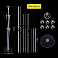 thumbnail image 3 of Coolmade Balloon Stand Holder Kit,Ballon Column Stand Including 28 Sticks 28 Cups and 4 Base Table Desktop Holder Durable and Reusable for Birthday Wedding Party Decorations Supplies(4 Set), 3 of 7