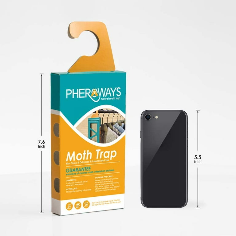 Clothes Moth Traps with Pheromones and Free Cedar Blocks Moth Repellent - Moth  Traps for Clothes - Clothing Moth Traps with Pheromones - Closet Moth T for  Sale in Dover, DE - OfferUp