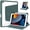 green, variant on 360° Rotating Clear Acrylic Case for iPad 10.2" 7/8/9 Gen with Pencil Holder,green