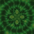 thumbnail image 1 of Ahgly Company Machine Washable Indoor Square Transitional Green Area Rugs, 6' Square, 1 of 7