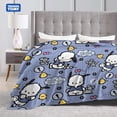 thumbnail image 2 of TAKARA TOMY Sanrio Pochacco Anime manta para perro en la cama, funda para dormir, aire acondicionado, sábana para niños, 2 of 3