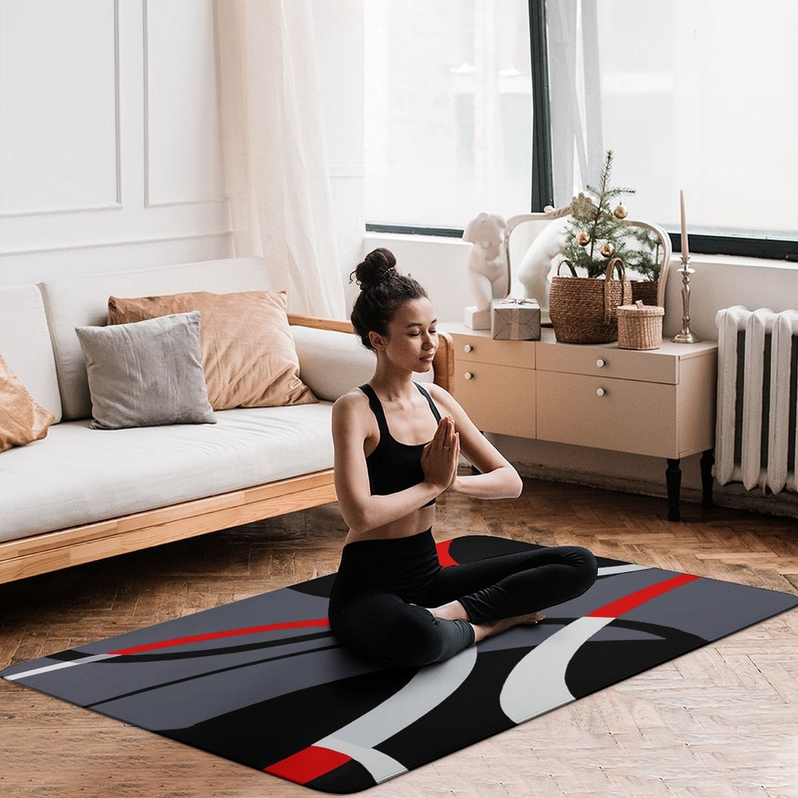 Modern Geometric Soft Comfy Area Rugs Carpet Suitable for Living Room Kitchen Bedroom Laundry Room Home Decorations 23.6"x35"
