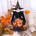 thumbnail image 2 of Gaexia Baby Halloween Pumpkin Outfit Sleeveless Romper Bodysuit Hat Unisex Toddler Jack-O- Party Dress Up Clothes Orange 0-6 Months, 2 of 6
