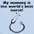 thumbnail image 2 of CafePress - My Mommy Is The Words Best Nurse Body Suit - Baby Light Bodysuit, Size Newborn - 24 Months, 2 of 4
