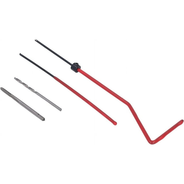 HUGFEGWE Thread Repair Kit Metal Thread Tap Insert Lug Breaking Threaded Restorer Set - Construction, Easy to Use - for Stripped or Damaged Internal Threads - Universal Fit (M2*0.4) CJB91-46164
