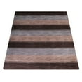 thumbnail image 3 of Rugsotic Carpets Handmade Rugs Hand Knotted Loom Rectangle 9'x12' Dark Brown Beige Wool for Indoor Use, 3 of 9