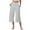Gray, variant on Tqyyweavej Women's Capri Pants High Waist Stretch Wide Leg Athletic Pants Straight Leg Solid Color Pants with Pockets Size S to 3XL