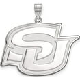 thumbnail image 1 of 14K White Gold 14Kw Logoart Southern University Xl Pendant (31 X 44) Made In United States 4w002sam, 1 of 5