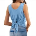 thumbnail image 4 of Dagugfen Tank Tops for Women Loose Fitting Basic Loose Summer Sleeveless Open Back Shirts Solid Color, 4 of 9