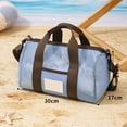 thumbnail image 2 of Mesh Wet Dry Separation Duffle Bag Adjustable Shoulder Strap Large Capacity Beach Pool Travel Handbag Multi Solid Color Options, 2 of 7
