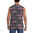 thumbnail image 4 of JUNZAN Lovely Mom Ever Men's Sleeveless T Shirts,Sleeveless Muscle Shirts,Sizes S-3XL, 4 of 8