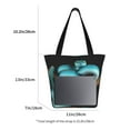 thumbnail image 2 of Goofa Blue Viper Snake Pattern Tote Bags,Large Capacity Bag,Beach Tote with Zipper Closure, Large Capacity and Foam Padding, 2 of 6