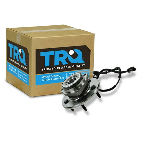 TRQ Front Wheel Bearing & Hub Assembly for 97-00 Ford Pickup Truck F150 4WD BHA53942
