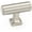 Satin Nickel, variant on Schaub And Company 473-PN Haniburton 1-5/8" Urban Modern Solid Brass Luxury "T" Bar