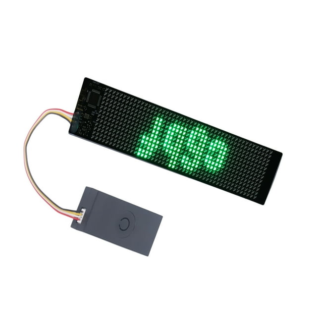 Panneau LED Défilant, Panneau d'Affichage LED 155x33mm Large Application Vert pour Magasin