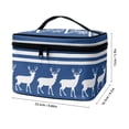thumbnail image 4 of HELLHERO Practical Makeup Brush Holder Bag Travel Portable Deer and Stripes Large Capacity, 4 of 4
