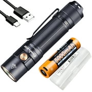 Fenix E35 v3 3000 Lumen EDC Flashlight with USB-C Rechargeable Battery and LumenTac Battery Case
