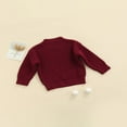thumbnail image 3 of Bébé Fille Garçon Tricot Pull Chemisier Pull-Over Sweat-Shirt Chaud Col Rond à Manches Longues Tops pour Bébé Tout-Petit, 3 of 6