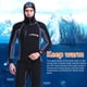 thumbnail image 3 of Trajes de traje de trajes de baño con capucha dividida Protección UV con cremallera lateral Traje de surf para buceo Natación Snorkeling Scuba Surfing 3xl 5mm Inevent OD003703-06, 3 of 7