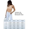 thumbnail image 2 of Women's Sexy Sleeveless Racer Back Halter Neck Bodysuit Tank Tops, 2 of 5