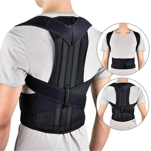 Topcobe Posture Corrector for Women & Men, Back Support Brace, Adjustable Shoulder Back Brace, Invisible Back Support for Back Pain Relief, 4XL