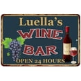 thumbnail image 1 of Luella's Green Wine Bar Sign Wall Decor 8 x 12 Matte Finish Metal 108120043586, 1 of 1
