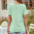 thumbnail image 3 of Birdeem Mode Décontractée pour Femmes Chandail en Molleton à Manches Longues Boutons Confortable Imprimé Blouse, 3 of 5