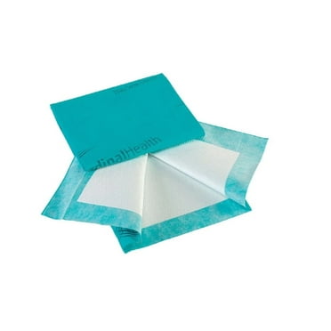 Cardinal Health Premium Disposable Underpad, Maximum Absorbency, 31" X 36", Teal, Pack of 10